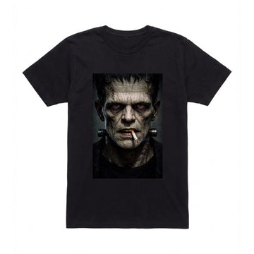 T-Shirt Short Sleeve Frankenstein Smoking